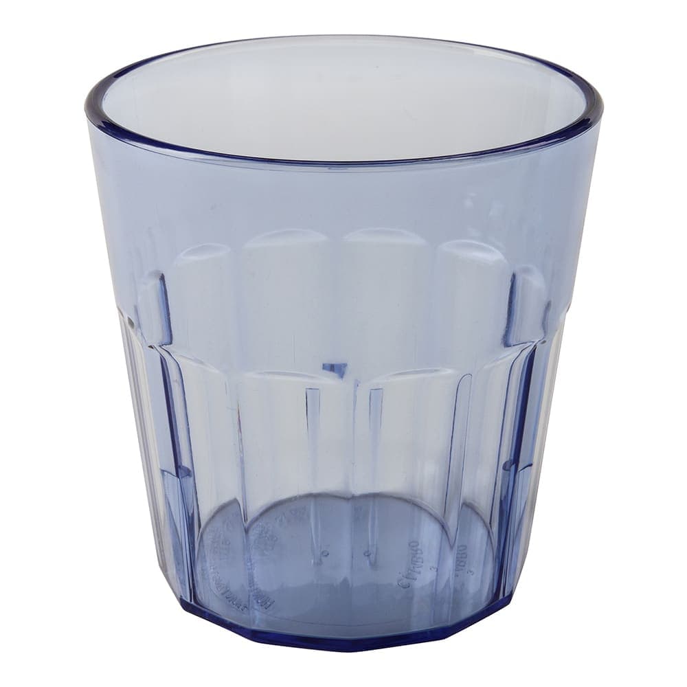 Cambro NT9401 9 3/10 oz Slate Blue Fluted Plastic Tumbler