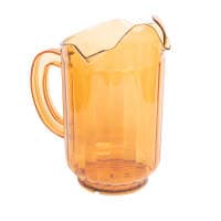 Cambro P600CW153 60 oz Camwear Pitcher - Amber thumbnail 3