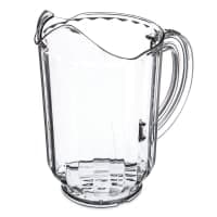 Cambro P60CW135 60 oz Camwear Pitcher - 9x7 1/4" Clear thumbnail 2