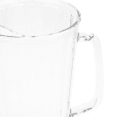 Cambro P64CW135 64 oz Camwear Pitcher - Lip and Pour Spout, Clear thumbnail 3