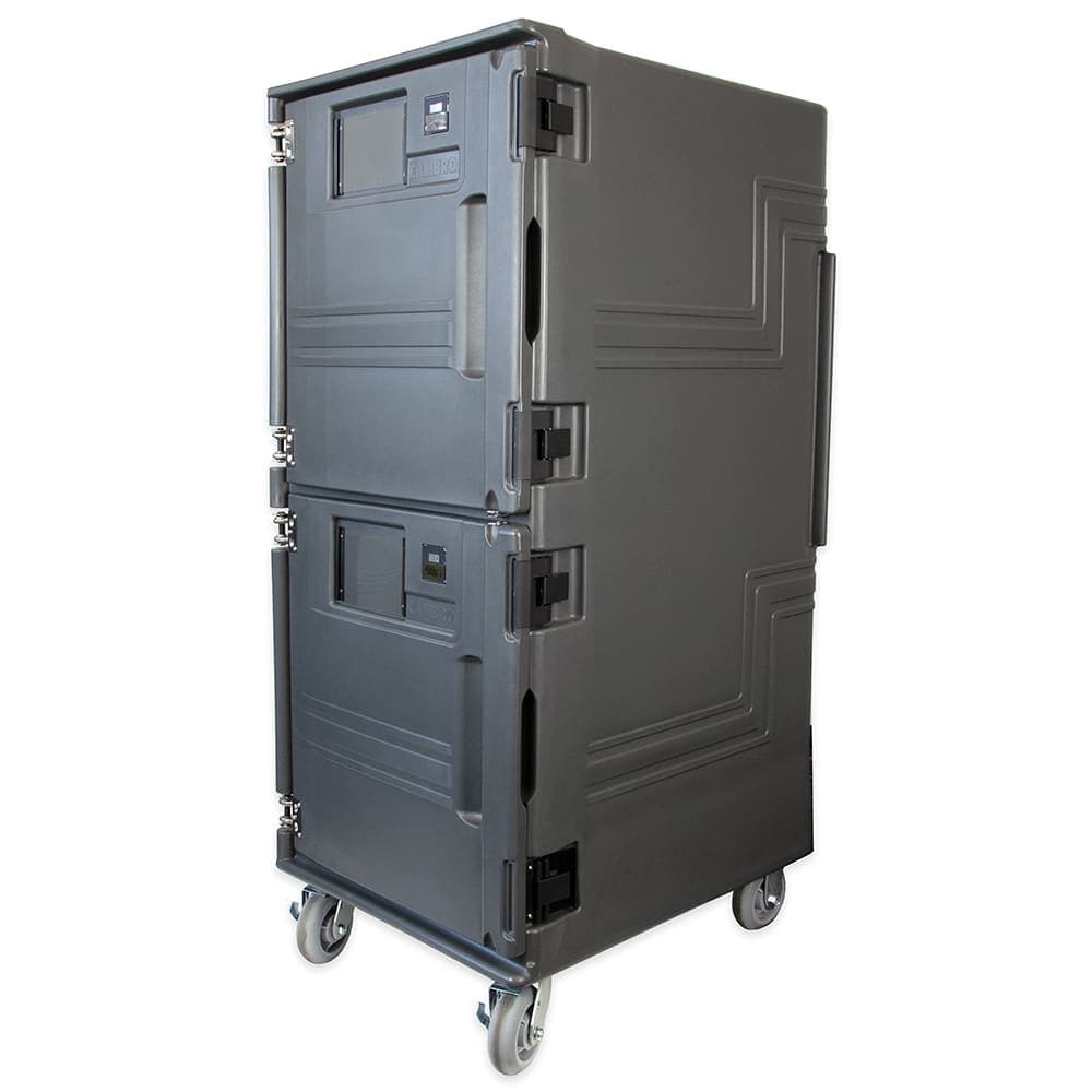 Cambro PCUHC615 Pro Cart Ultra™ Hot/Cold Insulated Food Carrier w/ (16) Pan Capacity, Gray