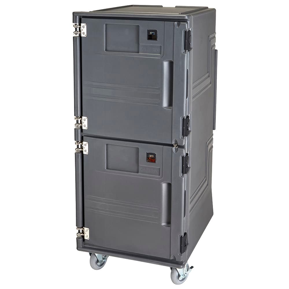 Cambro PCUHH2SP615 Pro Cart Ultra™ Hot Insulated Food Carrier w/ (16) Pan Capacity, Charcoal Gray, 220v/1ph