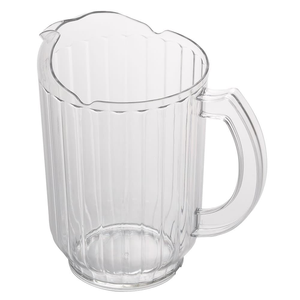 Cambro PE600CW135 60 oz Plastic Pitcher w/ Thumb Grip, Clear