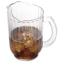 Cambro PE600CW135 60 oz Plastic Pitcher w/ Thumb Grip, Clear thumbnail 3