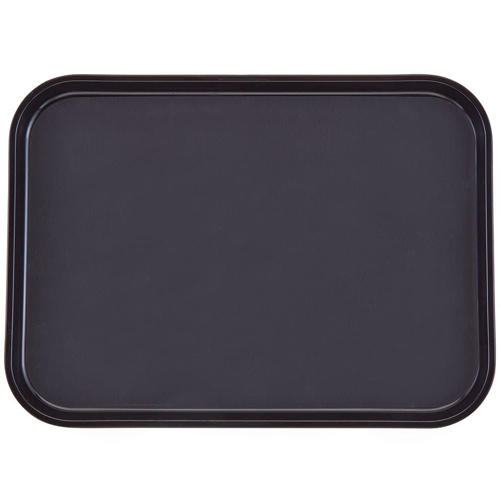 Cambro PT1014110 Rectangular Polytread Tray - 10 9/16x13 5/8" Black