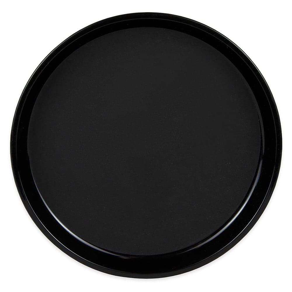 Cambro PT1100110 11" Round Polytread Tray - Black
