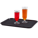 Cambro PT1418110 Rectangular Polytread Tray - 14x18" Black thumbnail 3