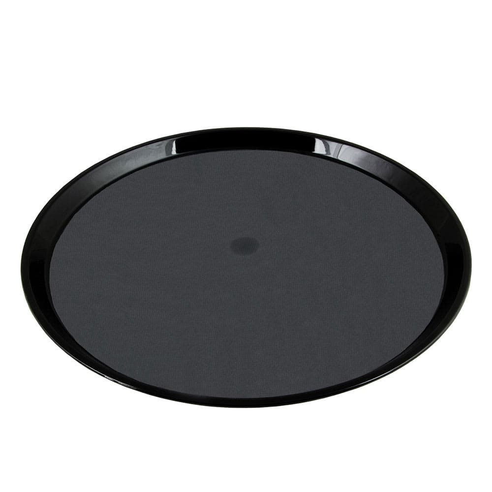 Cambro PT1600110 16" Round Polytread Tray - Black