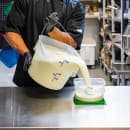 Cambro PWB12PROPP190 12 qt. CamRound® FreshPro Food Storage Pail w/ Bail Handle - Polypropylene, Translucent thumbnail 8