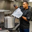 Cambro PWB12PROPP190 12 qt. CamRound® FreshPro Food Storage Pail w/ Bail Handle - Polypropylene, Translucent thumbnail 9