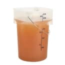 Cambro PWB22PROPP190 22 qt. CamRound® FreshPro Food Storage Pail w/ Bail Handle - Polypropylene, Translucent thumbnail 6