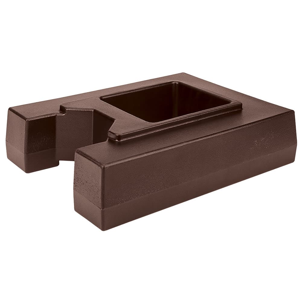 Cambro R1000LCD131 Camtainer Riser - 19 1/2x15 3/8x4 1/2" Dark Brown