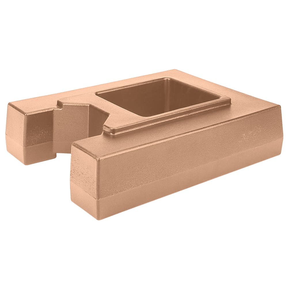 Cambro R1000LCD157 Camtainer Riser - 19 1/2x15 3/8x4 1/2" Coffee Beige