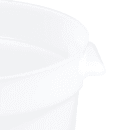Cambro RFS12148 12 qt Round Storage Container - Natural White thumbnail 3