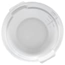Cambro RFS18148 18 qt Round Storage Container - Natural White thumbnail 3