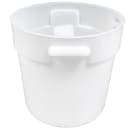 Cambro RFS18148 18 qt Round Storage Container - Natural White thumbnail 4