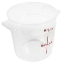 Cambro RFS1PP190 1 qt Round Storage Container - Translucent thumbnail 2