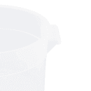 Cambro RFS2PP190 2 qt Round Storage Container - Translucent thumbnail 3