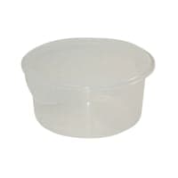 Cambro RFS2PP190 2 qt Round Storage Container - Translucent thumbnail 5