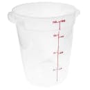 Cambro RFS8PP190 8 qt Round Storage Container - Translucent thumbnail 2