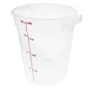 Cambro RFS8PP190 8 qt Round Storage Container - Translucent thumbnail 3