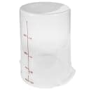 Cambro RFS8PP190 8 qt Round Storage Container - Translucent thumbnail 6