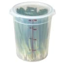 Cambro RFS8PP190 8 qt Round Storage Container - Translucent thumbnail 8