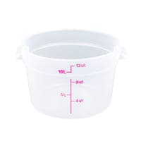 Cambro RFSCW12135 12 qt Camwear Round Storage Container - Clear thumbnail 5