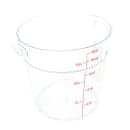 Cambro RFSCW18135 18 qt Camwear Round Storage Container - Clear thumbnail 2