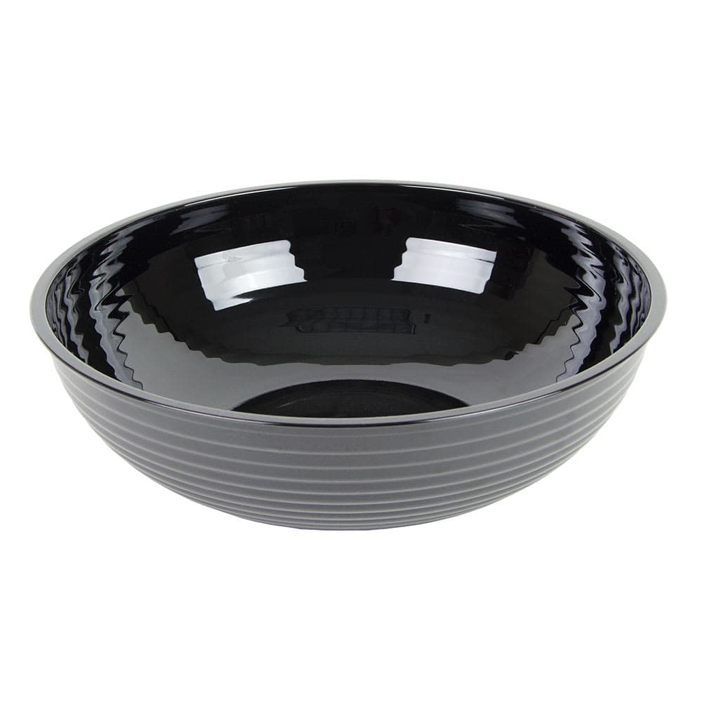 Cambro RSB12CW110 12" Round Camwear Bowl - 5.8-qt Capacity, Black