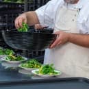 Cambro RSB18CW110 18" Round Camwear Bowl - 20 1/5 qt Capacity, Black thumbnail 2