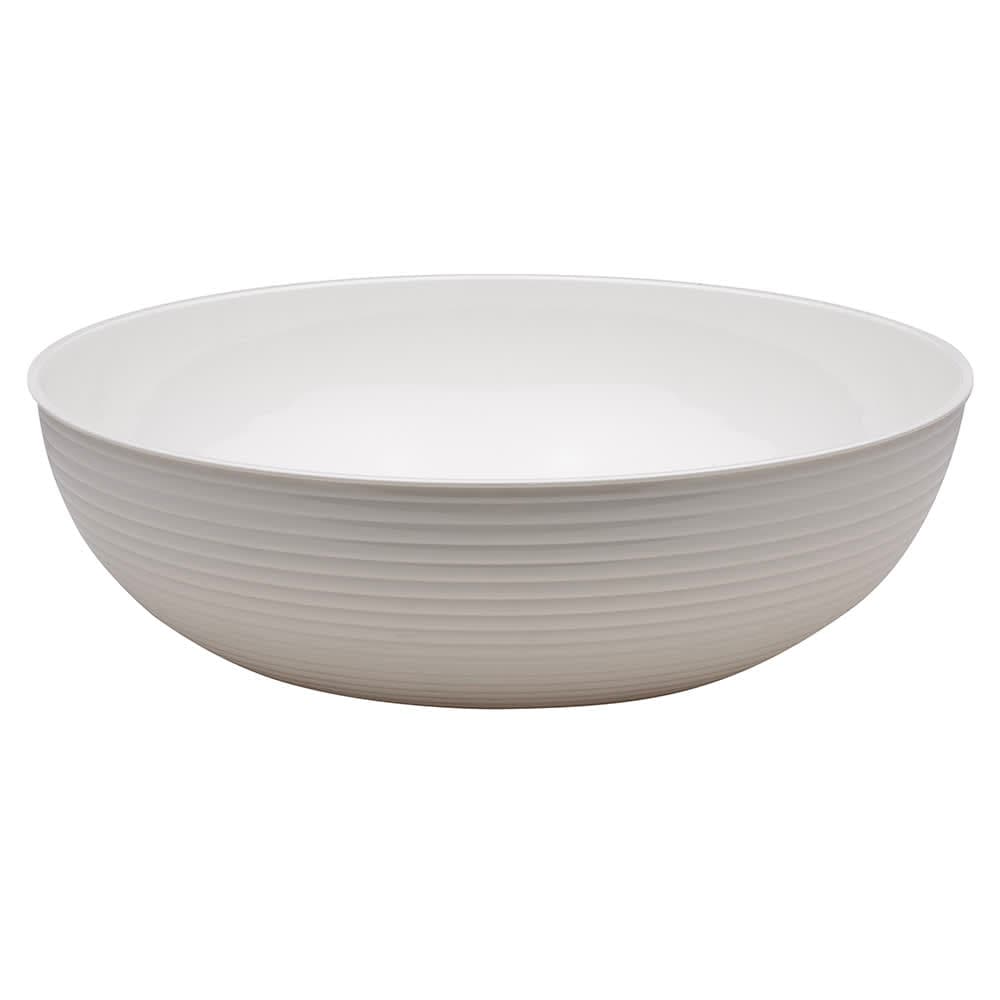 Cambro RSB23CW148 23" Round Camwear Bowl - 40 qt Capacity, White