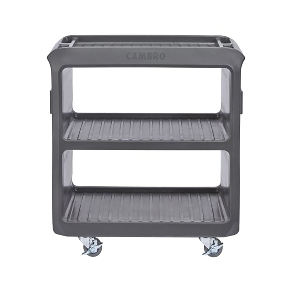 Cambro SC225131 31 1/4" Beverage Service Cart, 18"D x 34" H, Dark Brown