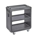 Cambro SC225615 31 1/4" Beverage Service Cart, 18"D x 34" H, Charcoal Gray thumbnail 10
