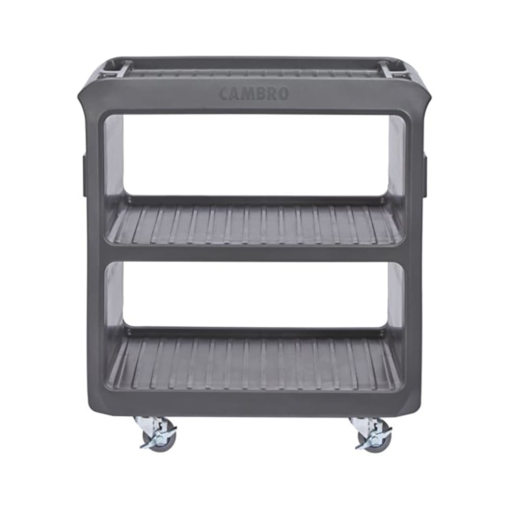 Cambro SC225S131 31 1/4" Beverage Service Cart, 18"D x 34" H, Dark Brown