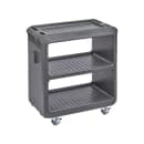 Cambro SC225S131 31 1/4" Beverage Service Cart, 18"D x 34" H, Dark Brown thumbnail 2
