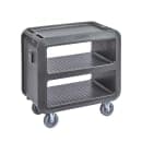Cambro SC230110 37 1/2" Beverage Service Cart, 22"D x 37 1/4" H, Black thumbnail 5