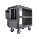 Cambro SC230110 37 1/2" Beverage Service Cart, 22"D x 37 1/4" H, Black thumbnail 8
