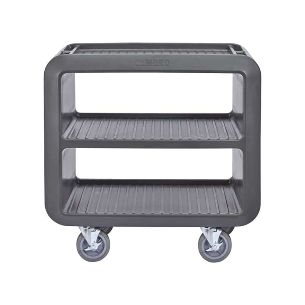 Cambro SC230131 37 1/2" Beverage Service Cart, 22"D x 37 1/4" H, Dark Brown