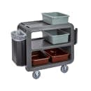 Cambro SC230615 37 1/2" Beverage Service Cart, 22"D x 37 1/4" H, Charcoal Gray thumbnail 6