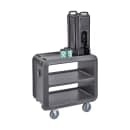 Cambro SC230615 37 1/2" Beverage Service Cart, 22"D x 37 1/4" H, Charcoal Gray thumbnail 9
