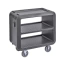 Cambro SC230S110 37 1/2" Beverage Service Cart, 22"D x 37 1/4" H, Black thumbnail 2