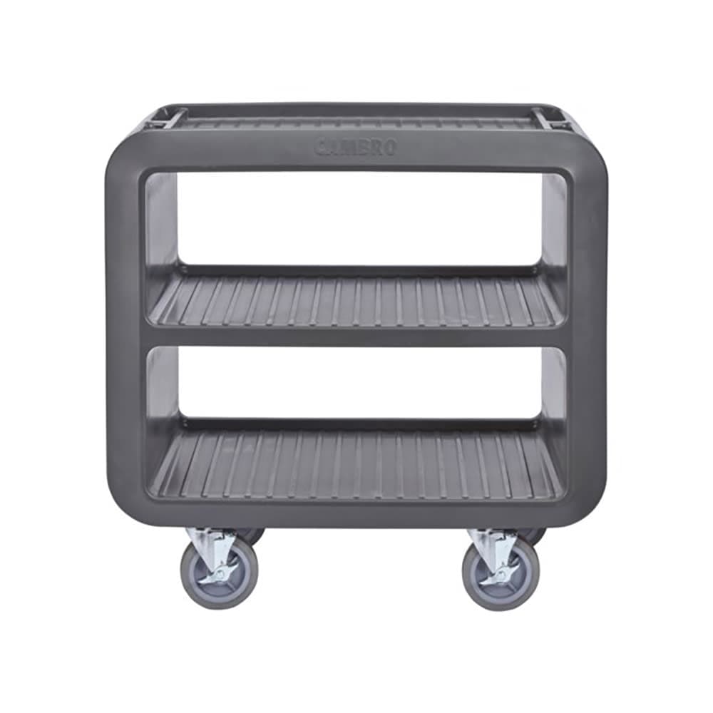 Cambro SC230S131 37 1/2" Beverage Service Cart, 22"D x 37 1/4" H, Dark Brown