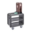 Cambro SC230S615 37 1/2" Beverage Service Cart, 22"D x 37 1/4" H, Charcoal Gray thumbnail 2