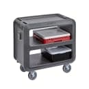 Cambro SC230S615 37 1/2" Beverage Service Cart, 22"D x 37 1/4" H, Charcoal Gray thumbnail 5