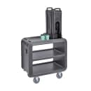 Cambro SC230S615 37 1/2" Beverage Service Cart, 22"D x 37 1/4" H, Charcoal Gray thumbnail 6