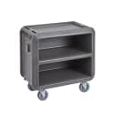 Cambro SC330110 37 1/2" Beverage Service Cart, 22"D x 37 1/4" H, Black thumbnail 2