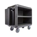 Cambro SC330615 37 1/2" Beverage Service Cart, 22"D x 37 1/4" H, Charcoal Gray thumbnail 12