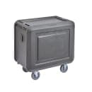 Cambro SC330615 37 1/2" Beverage Service Cart, 22"D x 37 1/4" H, Charcoal Gray thumbnail 15
