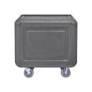 Cambro SC330615 37 1/2" Beverage Service Cart, 22"D x 37 1/4" H, Charcoal Gray thumbnail 18